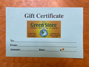 In-Store Gift Certificate