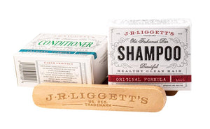 Shampoo/Conditioner Combo Pack w/Wooden Soap Rack
