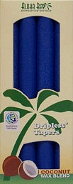 Coconut Wax 9" Unscented Tapers- Box of 4